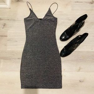 H&M Sparkle Black Dress